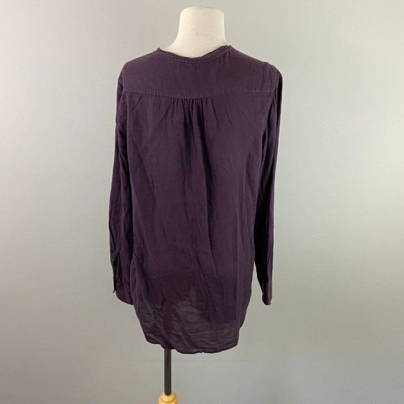 🌿4/$35🌿GAP Purple Long‎ Sleeve Button Down Shirt (S) - Picture 4 of 8
